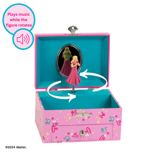 Musikalische Schmuckschatulle personalisiert mit Barbie