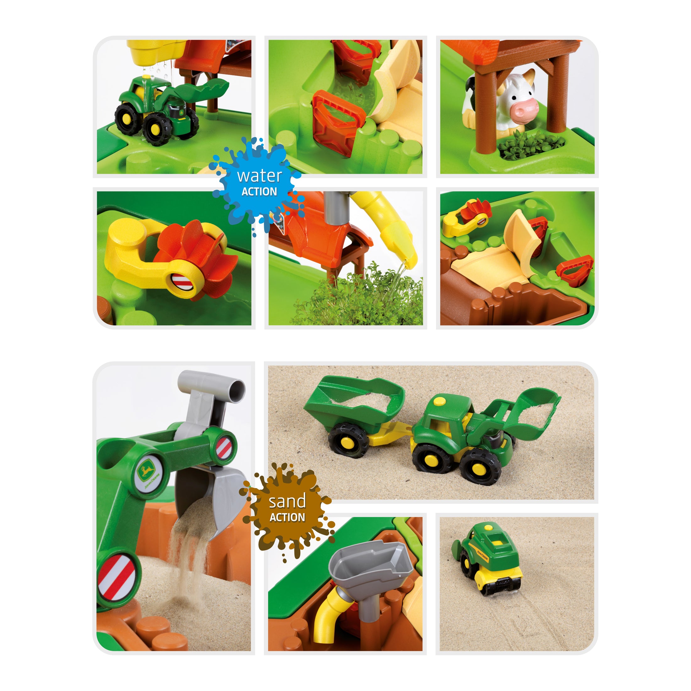 2in1 "Farm" Sand- und Wasser Spieltisch