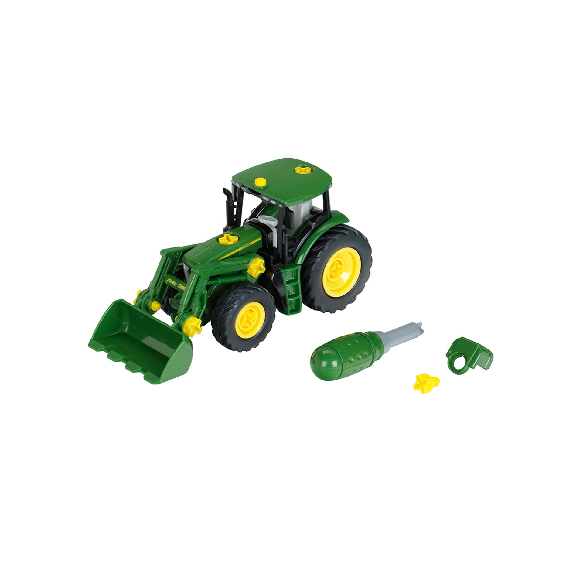 Traktor mit Frontlader und Gewicht 1:24