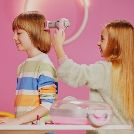 Frisierkoffer mit Haartrockner