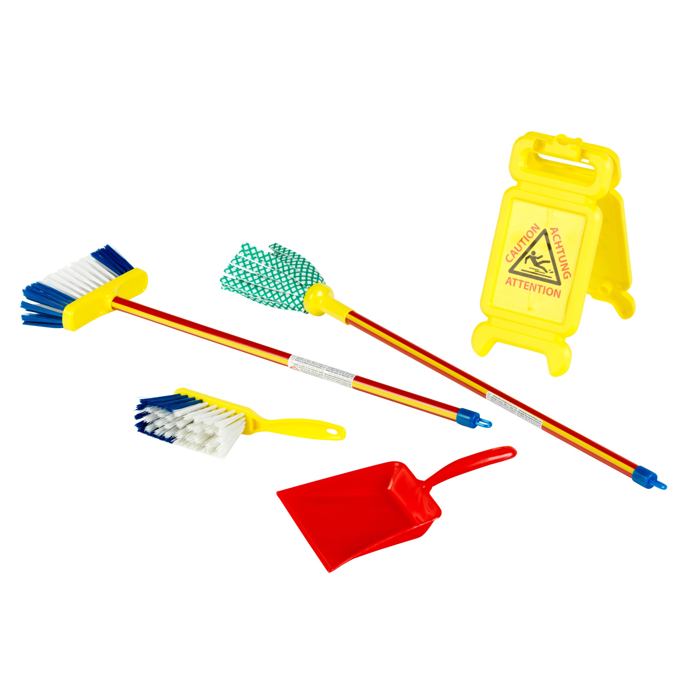 Wischmopp-Set Rutschgefahr