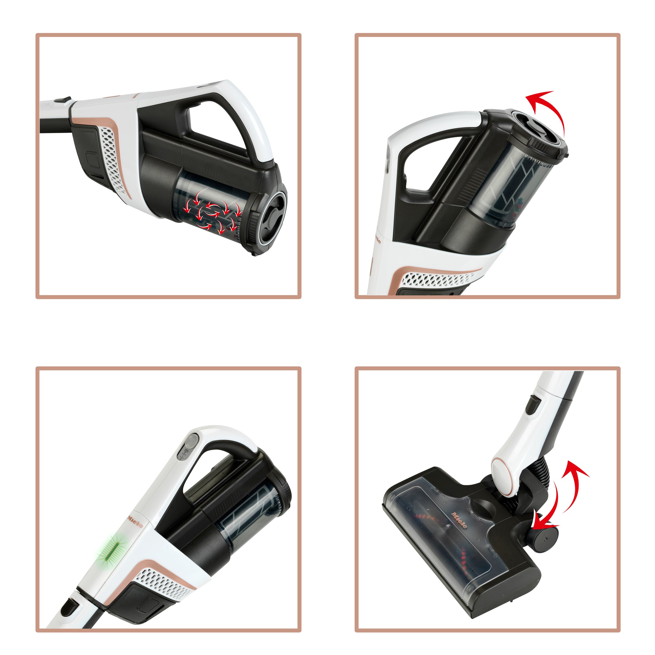 "Triflex" Staubsauger, weiß