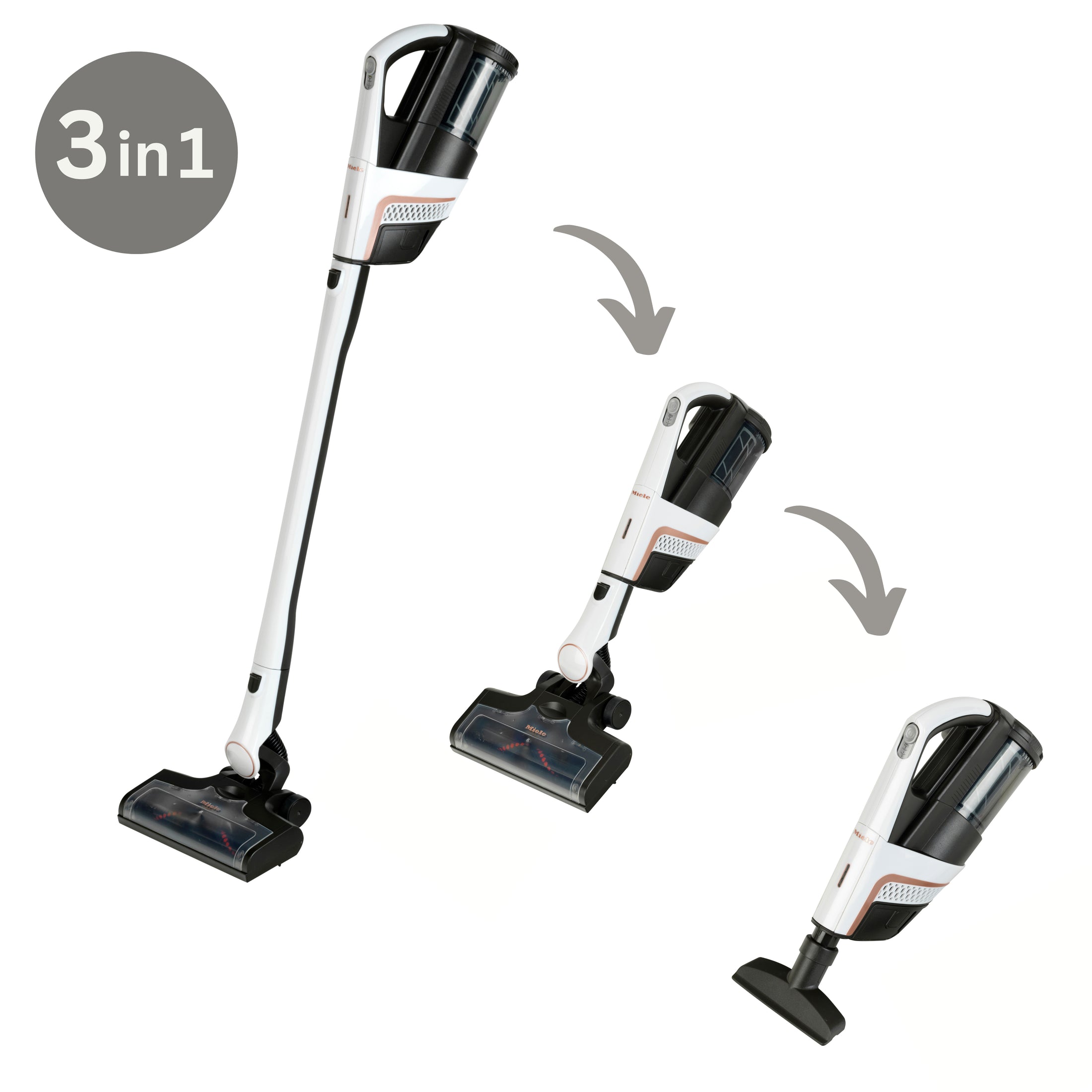 "Triflex" Staubsauger, weiß
