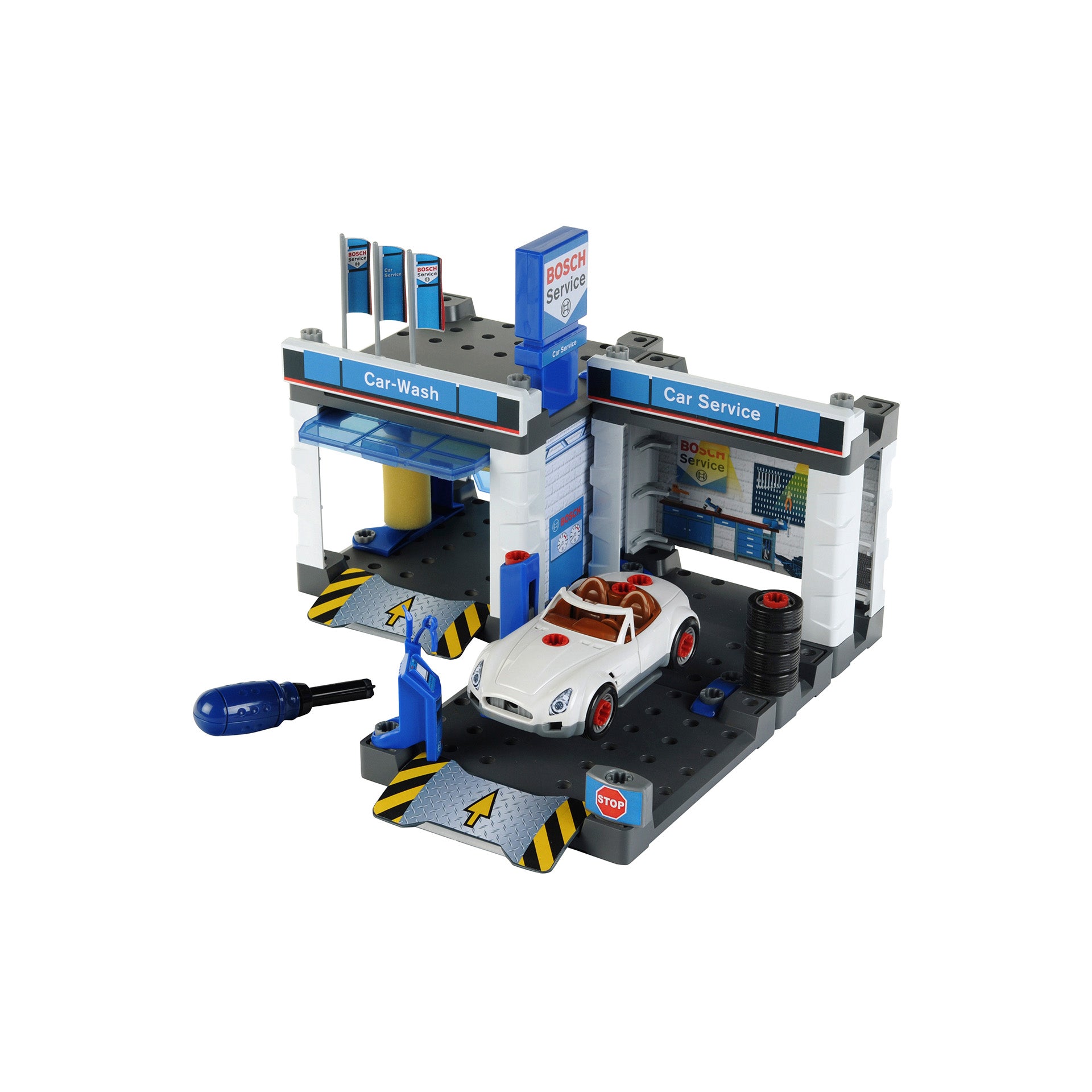 Car Service Service Station mit Waschanlage