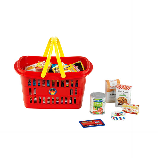 Einkaufskorb gefüllt mit Produkten FR
