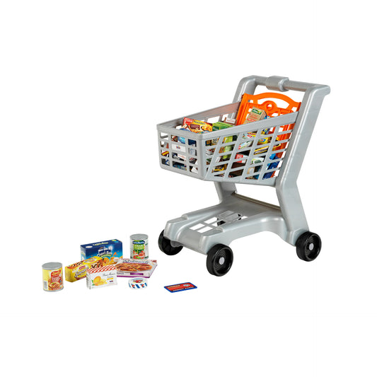 Einkaufswagen gefüllt mit Produkten FR