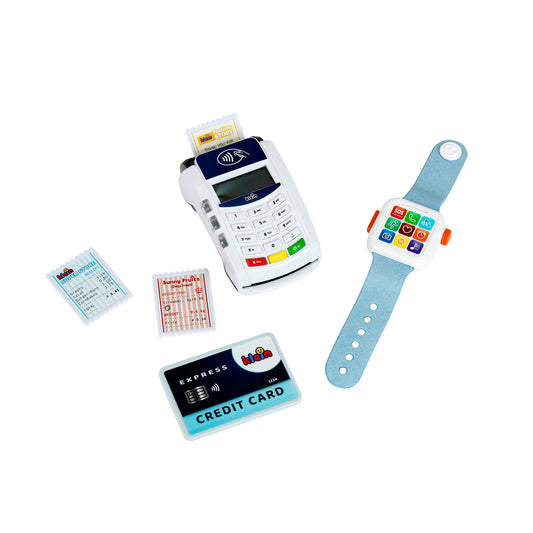 PoS Terminal und Smart Watch, mit Licht, Sound und kontaktloser Bezahlfunktion
