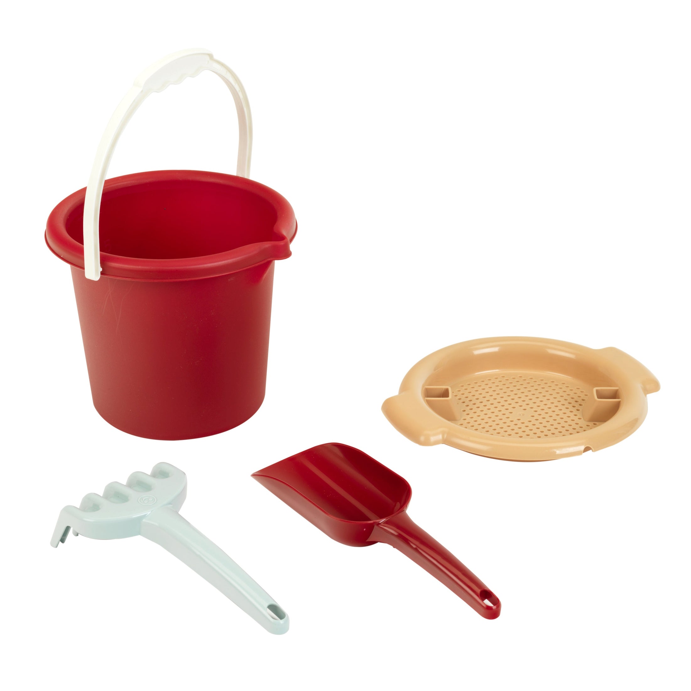 Sandeimer-Set aus recyceltem Kunststoff