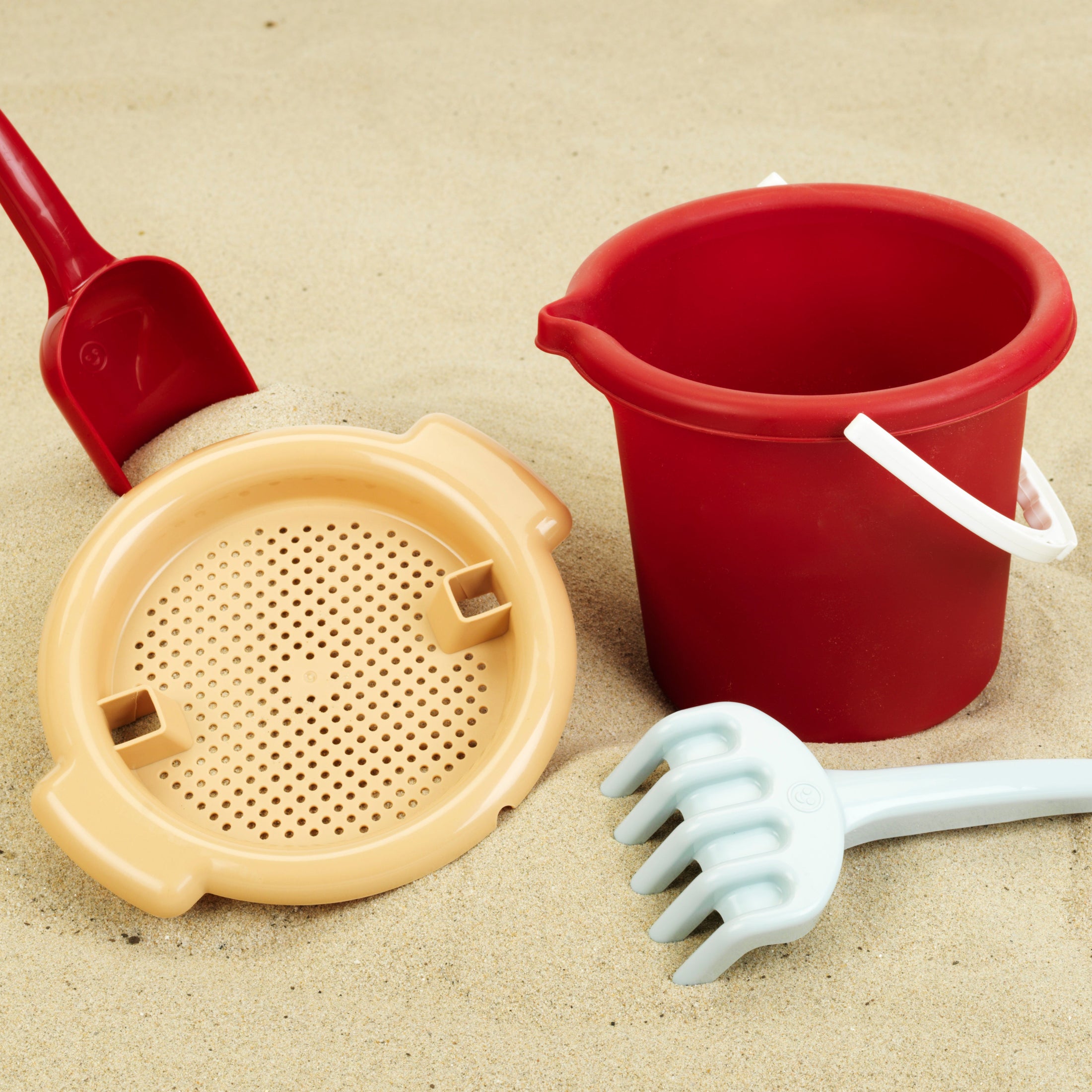 Sandeimer-Set aus recyceltem Kunststoff