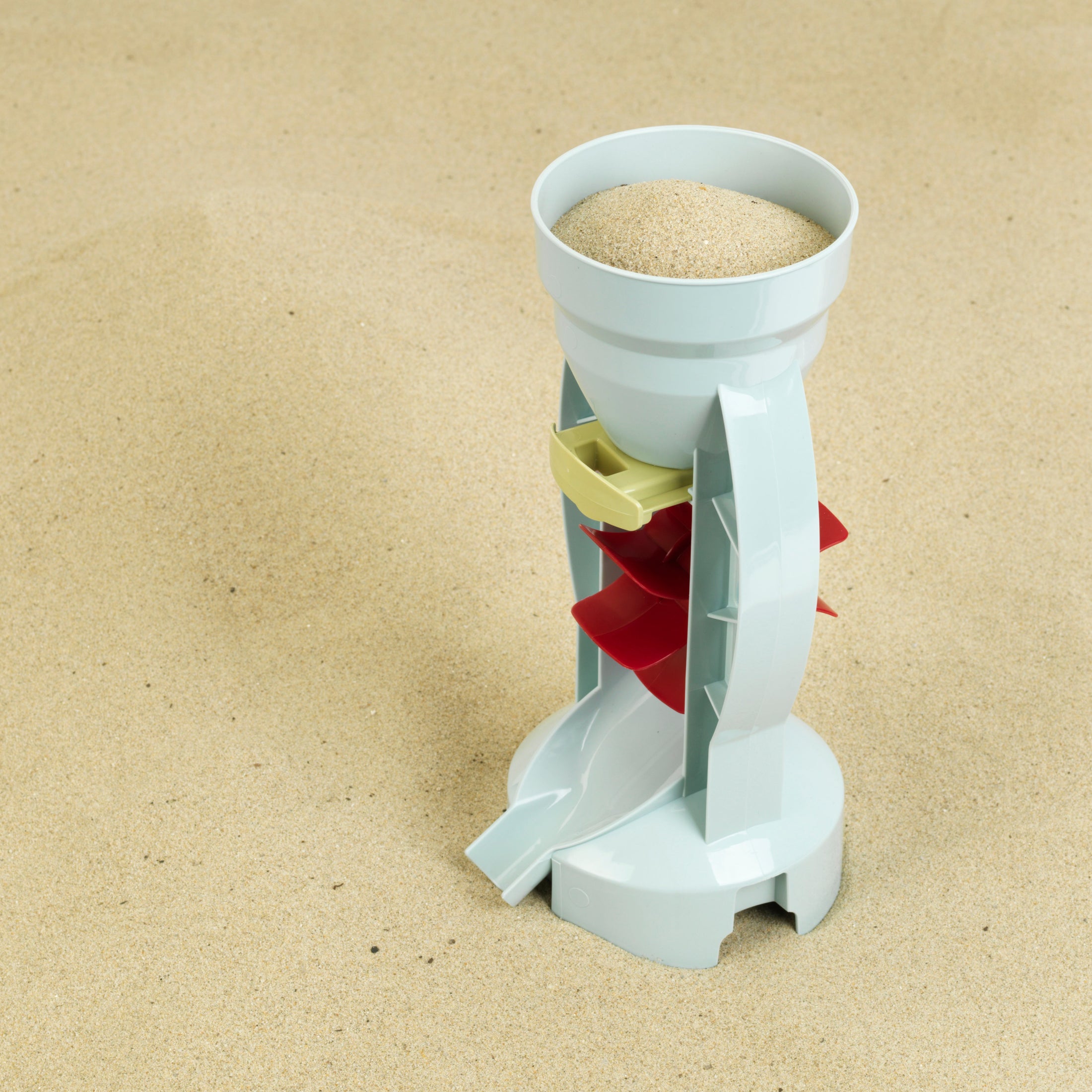 Sandmühle aus recyceltem Kunststoff