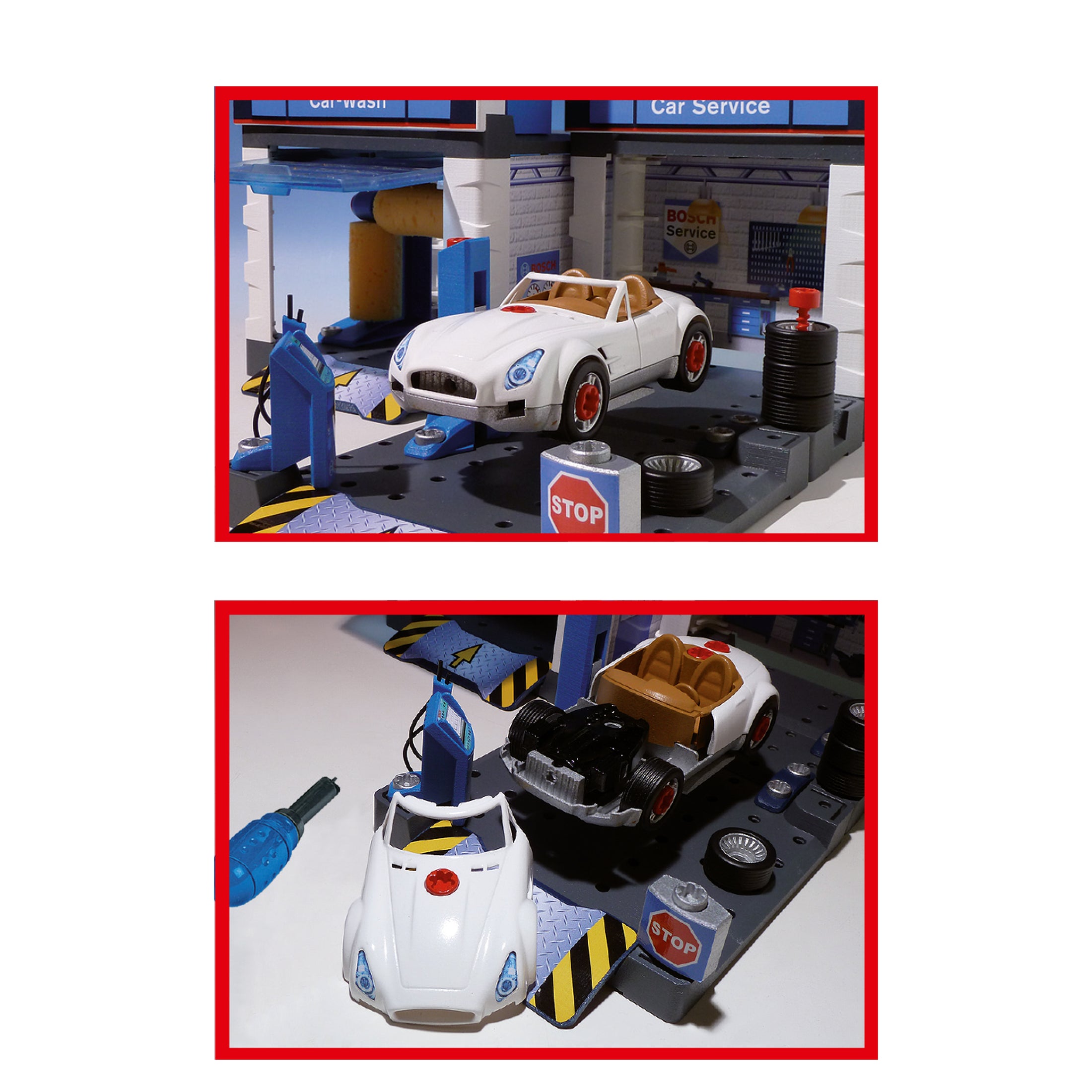 Car Service Service Station mit Waschanlage