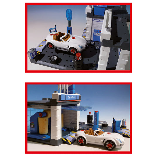 Car Service Service Station mit Waschanlage