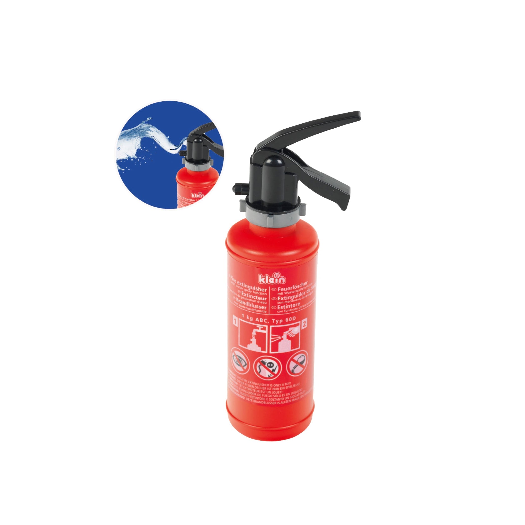 Feuerlöscher mit Wasserspritzfunktion