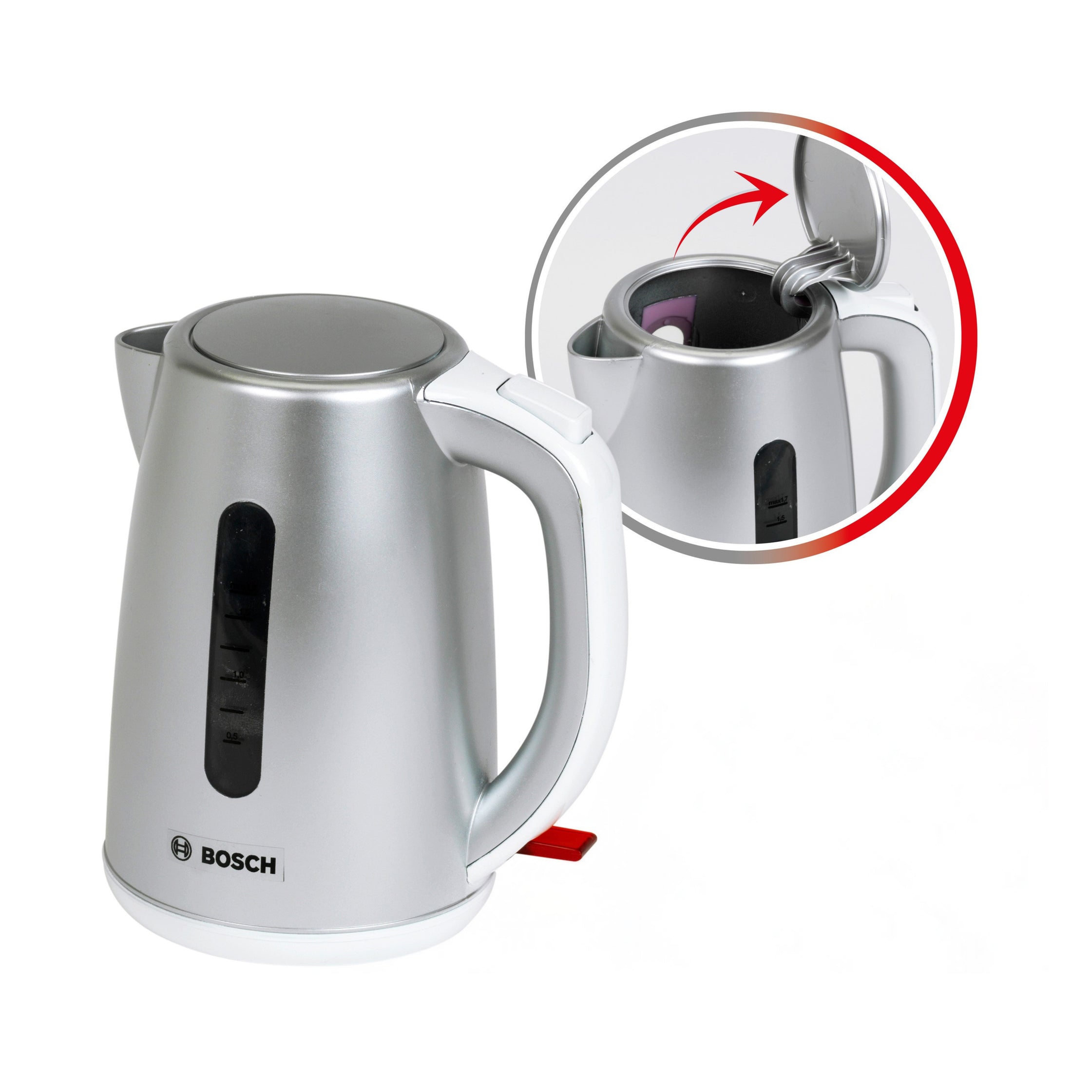 Wasserkocher  "Happy", silber