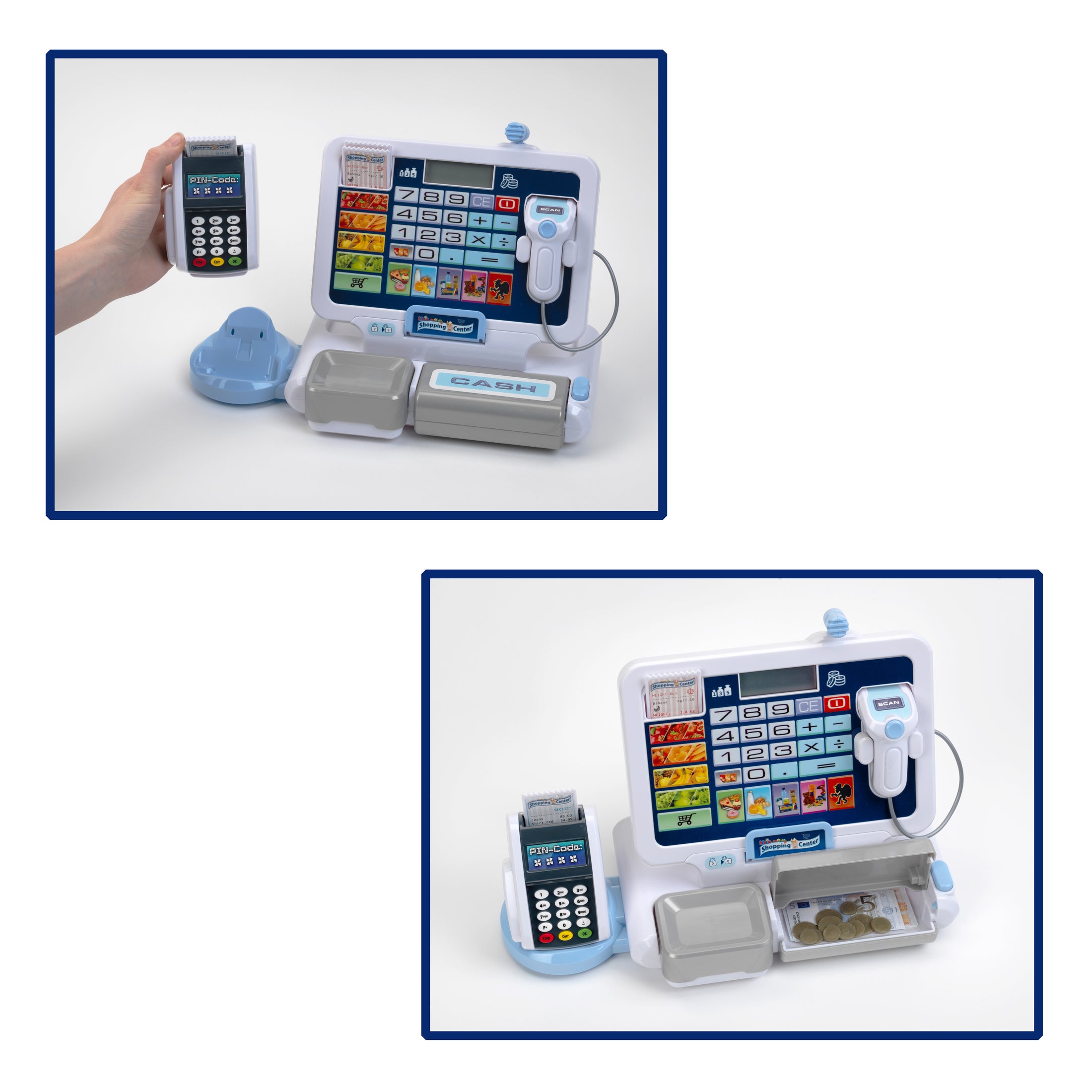 Tablet & Kassenstation mit elektronischen Funktionen