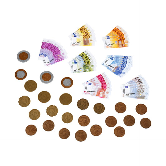 Spielgeld "Euro" Münzen und Scheine