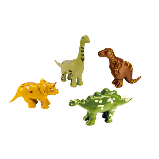 Magnet-Dino-Puzzle mit 4 Dinos