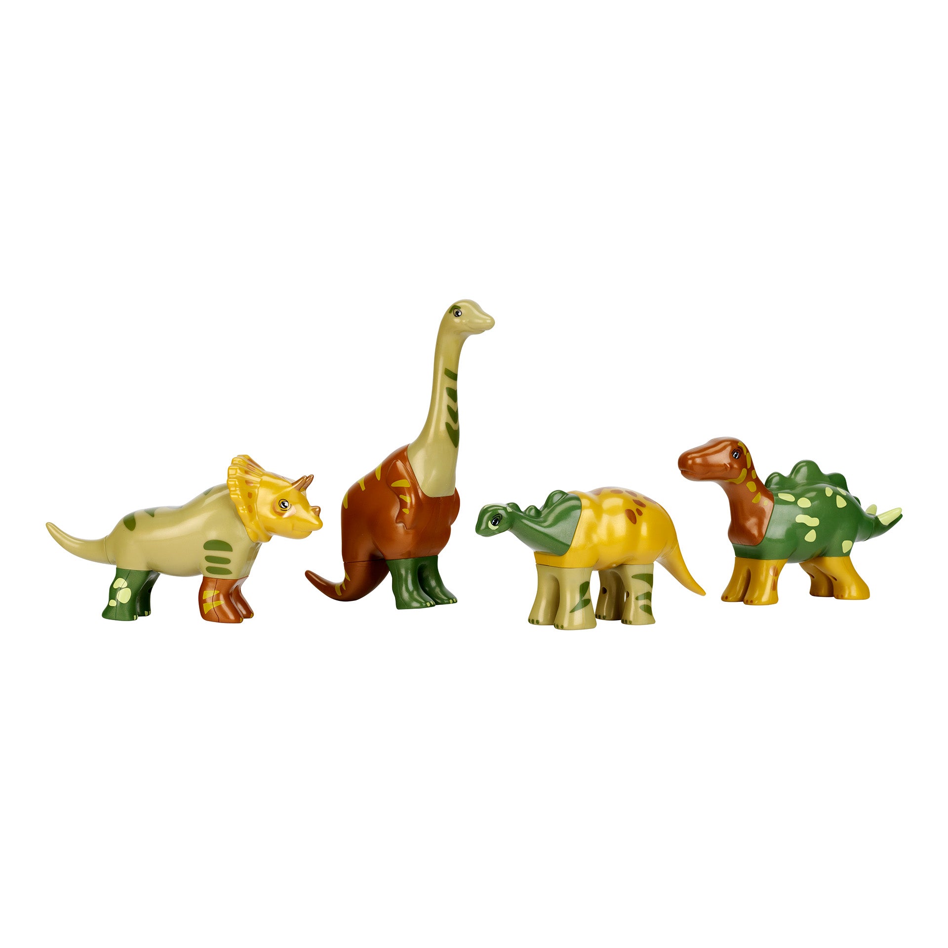 Magnet-Dino-Puzzle mit 4 Dinos