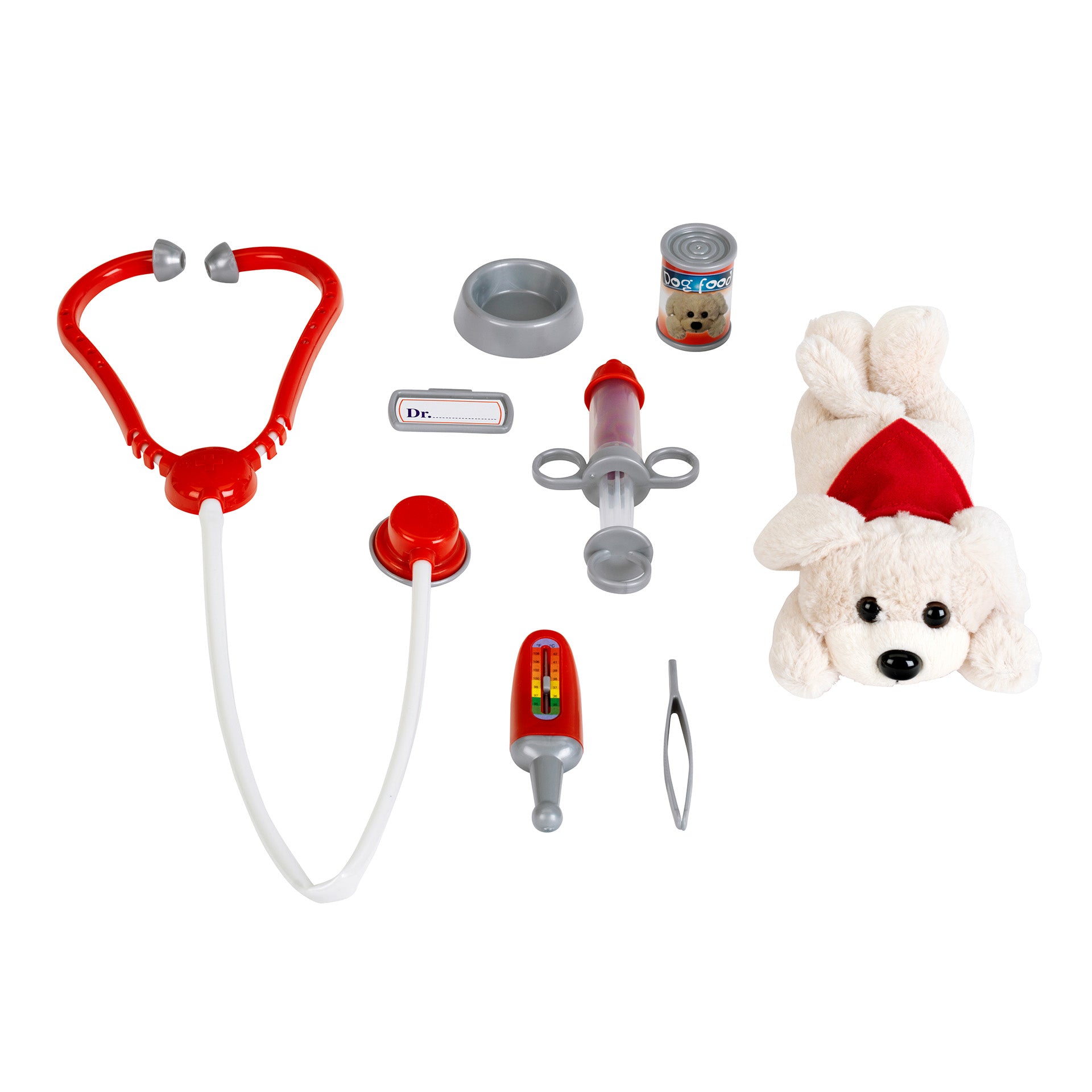 Tierarztkoffer mit Plüschhund